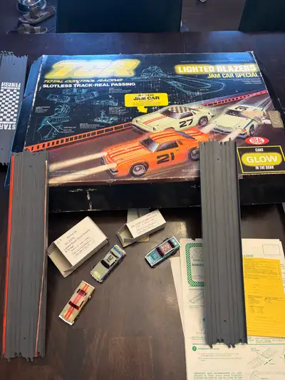 Vintage 1971 Ideal TCR  Glow Jam Car Set – Co, View more
