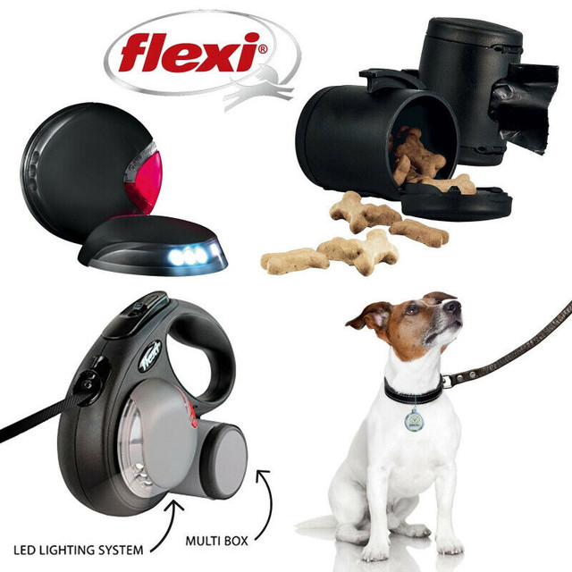 Retractable Flexi Tape Dog leash, Flexi Leash Light & Multi Box |  Accessories | Mississauga / Peel Region | Kijiji