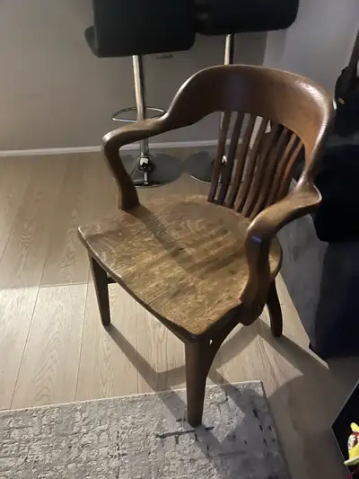 Vintage Solid Wood Captains Chair, View more
