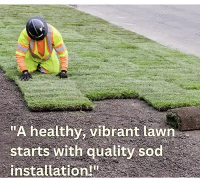 SPRING SOD SPECIAL $1.50SQFT WE ALSO DO INTERLOCK PAVERS BOOKNOW, View more