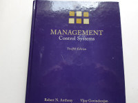 Management Control Systems - 12th Edition - Anthony, Robert