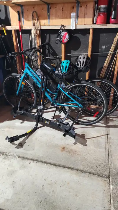 Two Genesis Bikes and Bike Rack, View more