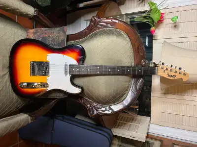 Telecaster Style Indio Classic Sunburnt Finish, View more