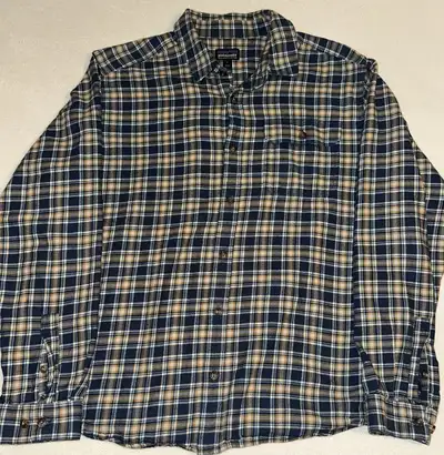 Patagonia Pima Cotton Flannel Shirt - Large, View more