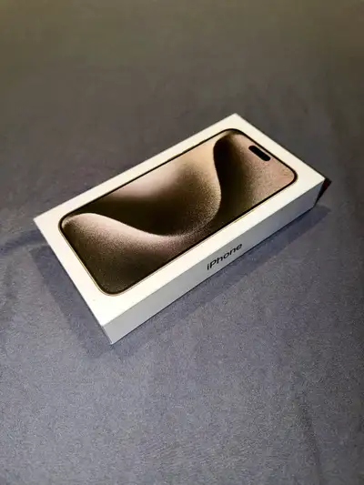 Brand New iPhone 15 Pro Max – 256GB (Natural Titanium / Grey), View more