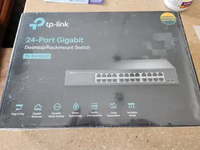 Passerelle Internet Gigabit neuve 24 ports tp link, View more