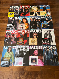 16 issues of MOJO Rock Music Magazine NEAR MINT with 12 CDs