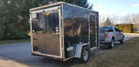 Enclosed Utility Trailer deluxe. 