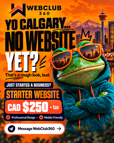 Calgary Website Design for Small Business | $250 + Tax, View more