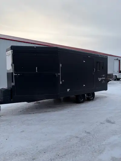 2018 Trails West Chris Burandt Edition 20ft Trailer. The cadillac of snowmobile trailers. Propane 40...