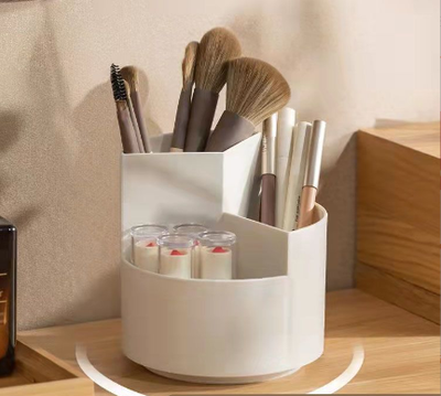 360-Degree Rotating Cosmetic Brush Pen Holder Storage Organizer, View more