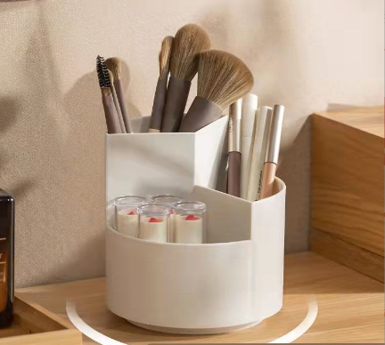 360-Degree Rotating Cosmetic Brush Pen Holder Storage Organizer in Storage & Organization in Oakville / Halton Region - Image 2