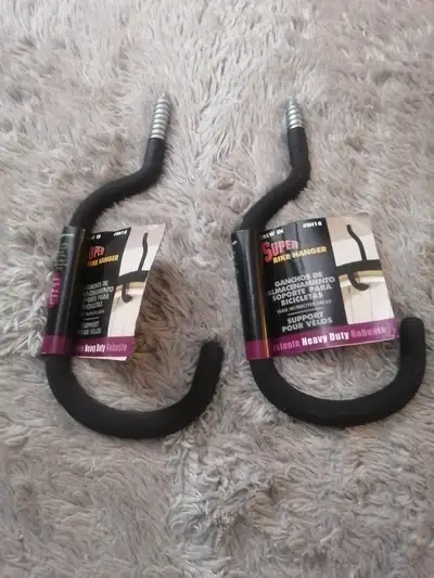 Heavy duty bike hooks, View more