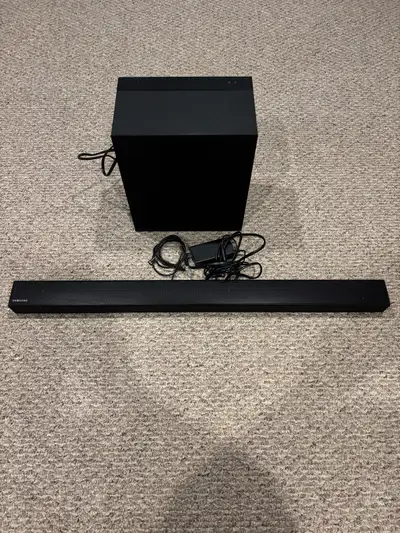 Samsung Bluetooth sound  bar and sub, View more