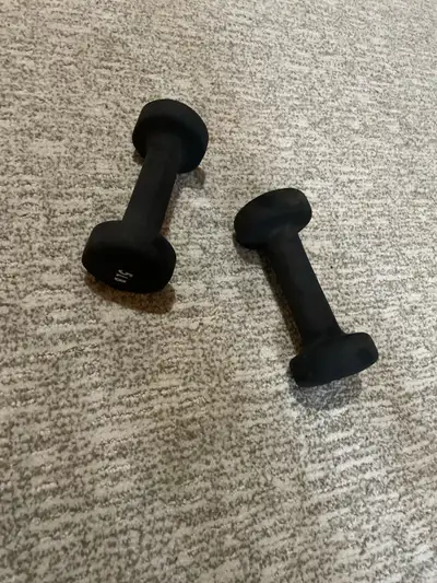 Two 5 lb weights, View more