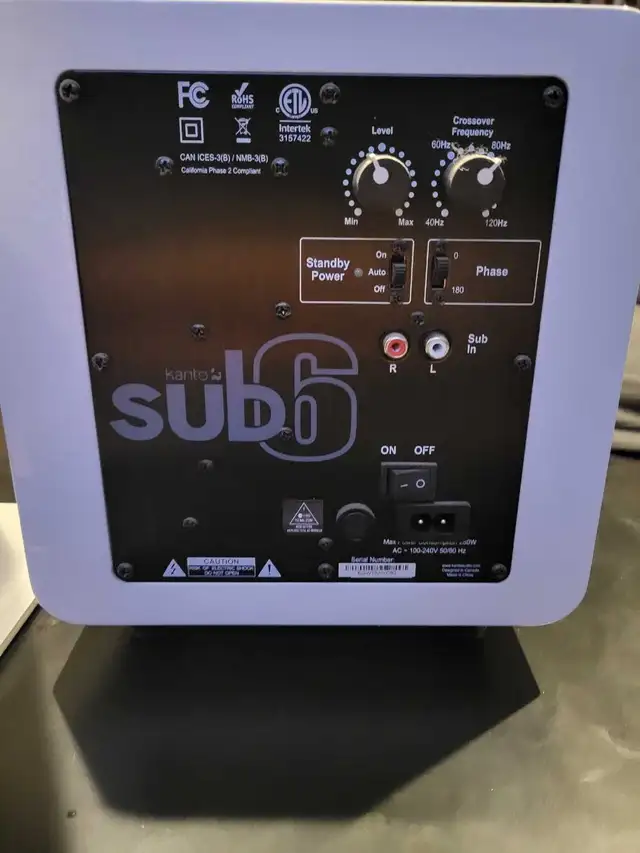 4" Kanto Speakers with 6" Subwoofer (YU3 & SUB6) in Speakers in St. Albert - Image 7