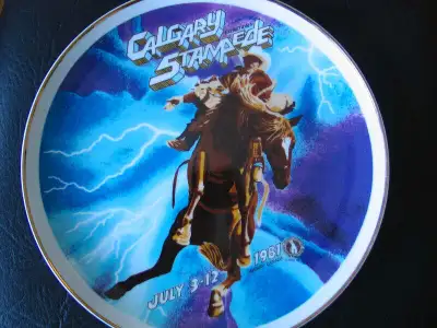 Calgary Stampede Collector Plates. $45.00 each of Four (4). Selling for a friend. All plates are in...