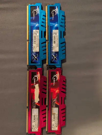 G.Skill DDR3 RAM 2x(2x4GB) 16GB total, View more