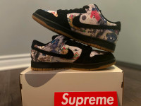 Nike SB Dunk Low Supreme - Size 9.5, 10, 10.5, 11, 11.5, 12, 13