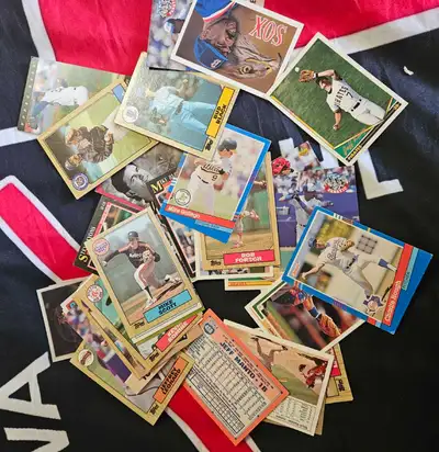 Assorted Vintage Baseball Trading Cards, View more