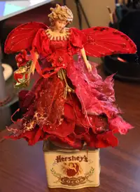Red angel Christmas decoration