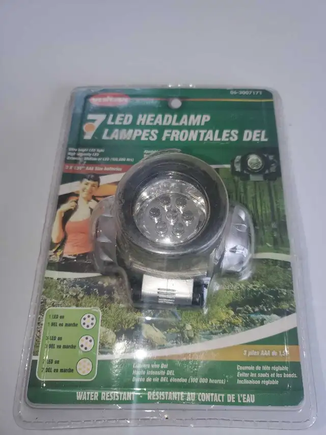Voltax 7 LED Headlamp in Fishing, Camping & Outdoors in Owen Sound - Image 2