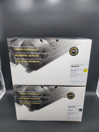 Premium Toner Cartridges Q6462A (Yellow) and Q6460A (Black) NEW