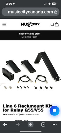 WANTED••LINE 6 RACK MOUNT KIT FOR G55//XD-V75 RECEIVERS