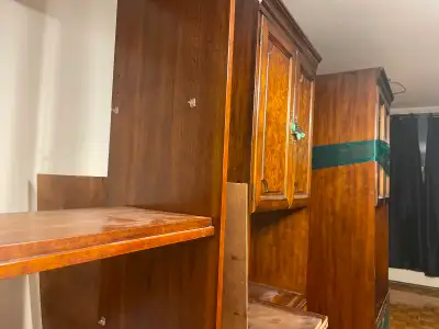 Wooden living room shelfs, View more