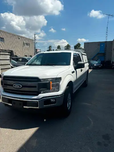 2018 FORD F150 XL 4WD 3.3 SUPERCAB 6"5 BOX. Car is equipped with extra box from ARE company with she...