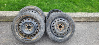 3 winter tires 10/32 + 4 rims 17-inch