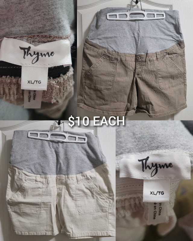 Maternity Shorts, Thyme XL in Women's - Maternity in Mississauga / Peel Region