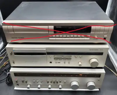 HARMAN KARDON HK460I RECEIVER CD91 CASSETTE DECK HD7600 CD PLAYER SOLD Harman Kardon Ultra Wideband...