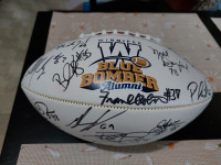 Winnipeg Blue Bombers alumni signed football