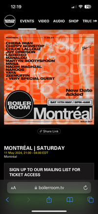 Boiler room 11 saturday