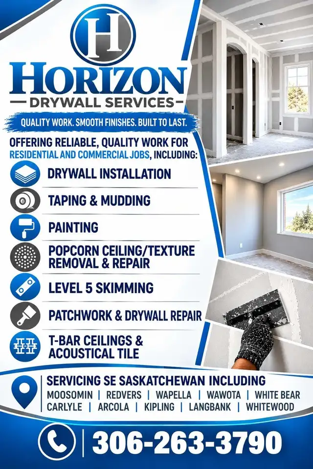 Drywall Services Available