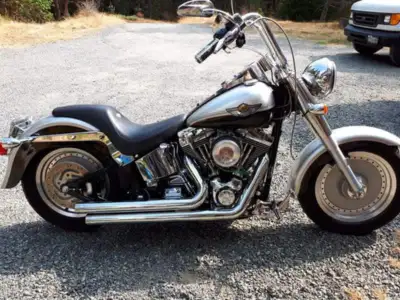 For Sale: 2003 Harley-Davidson Fatboy 100th Anniversary Edition – Mint Condition Own a true piece of...