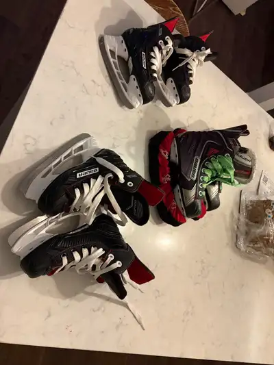 Bauer skates size 10,11,1 all kids sizes , View more