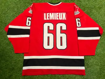 2002 Nike Mario Lemieux Team Canada Olympic Hockey Jersey _____ITEM DESCRIPTION • Mesh side inserts...
