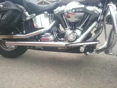 2009 Heritage FLSTC Stage 1 Big Twin EFI 1600 Includes Quick Detach Harley Windshield Includes Harle...