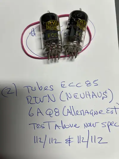 Tubes (2) match ECC85 (6AQ8) RWN NEUHAUS, View more