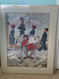 Norman Rockwell Print