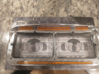 Truck headlight bezel with led flashers