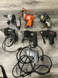 Electric drills. $25 each. 