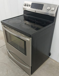 STAINLESS KENMORE FLAT-TOP STOVE