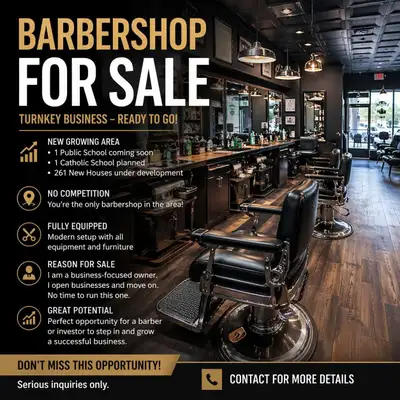 Barbershop For Sale, View more