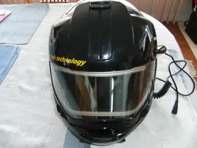 BRP modular helmet with heated shield. Size large. $100.00