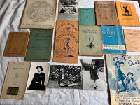 18 VINTAGE 1936-57 British GIRL GUIDES BROWNIE Books, Post Cards