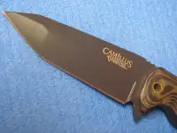 CAMILLUS TITANIUM FIXED BLADE KNIFE.
