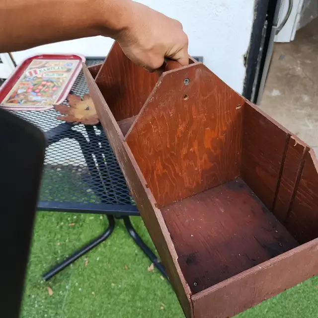 wooden toolbox with bottom drawer lightweight in Tool Storage & Benches in Oakville / Halton Region - Image 5